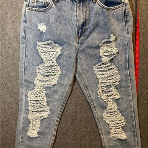 Indigo Rein Bootcut Women’s Size 9 Jeans Distressed Blue